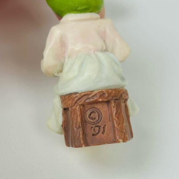 JC Owl People Doctor Owl & Country Girl Anthropomorphic Frog Playing Accordion - Picture 3 of 4